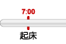 7：00　起床